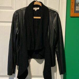 Women’s Black Leather Jacket BB Dakota Small black vintage small